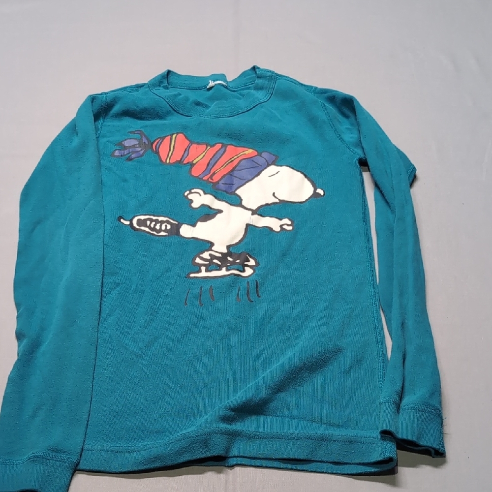 Kids Blue Graphic Long Sleeve Shirt